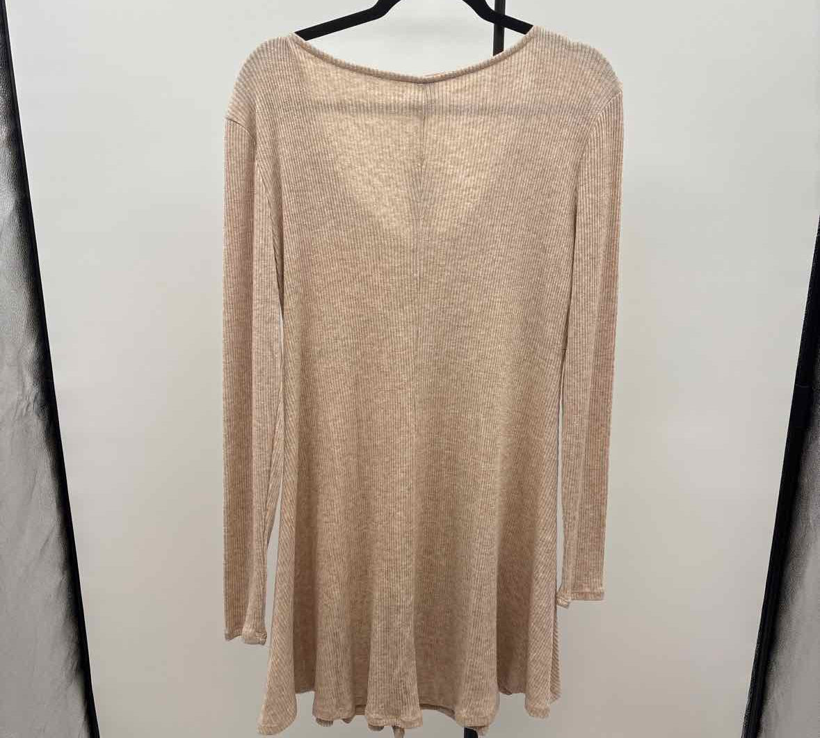 Wild Fable Women's Size 20 Tan Ribbed Dress