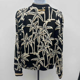 Scotch & Soda Women's Size M Black Palm Trees Jacket
