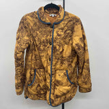 Polagram Women's Size M Yellow Abstract Jacket