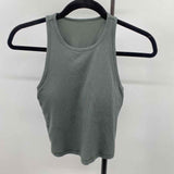 vuori Women's Size S Green Ribbed Sleeveless Shirt