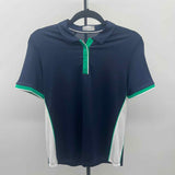 Callaway Women's Size M Navy Solid Short Sleeve Shirt
