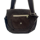SHERPANI Brown Nylon Crossbody Purse w/Adjustable Strap