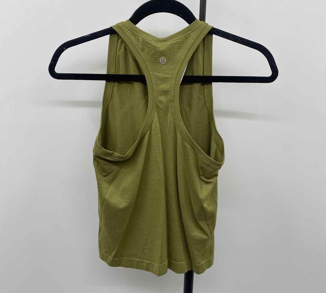 Lululemon Junior's Size S Olive Solid Tank