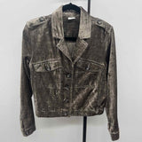 CABI Women's Size M Taupe Solid Jacket