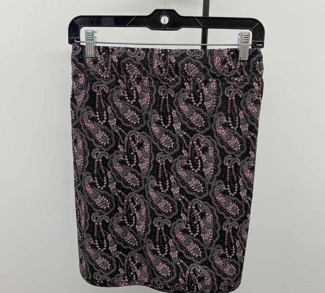 Gerry Women's Size 16 Black Paisley Skirt