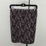 Gerry Women's Size 16 Black Paisley Skirt