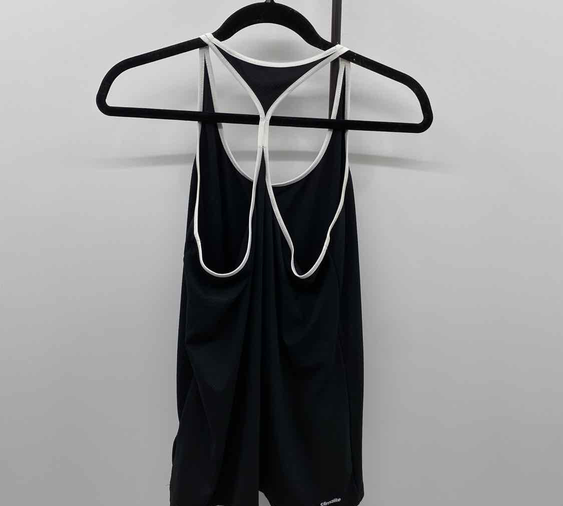 Adidas Junior's Size XL Black Solid Tank
