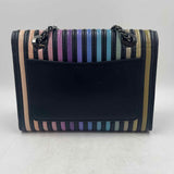 Coach Women's Black Luxe Stripe Purse