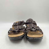 Natural Reflections Women's Shoe Size 11 Brown Solid Sandals