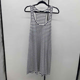 J Crew Women's Size 10 Navy Stripe Dress