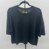 Ralph Lauren Women's Size XL Black Solid T-Shirt