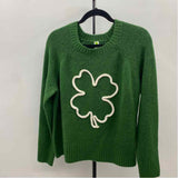 Unbranded Women's Size L Green Shamrock Sweater