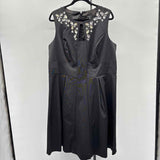 City Chic Women's Size 14 Black Beaded Gown/Evening Wear