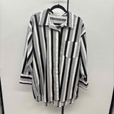 Inner Circle Women's Size XL Black Stripe Tunic