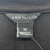 Ann Taylor Women's Size M Black Solid Long Sleeve Shirt