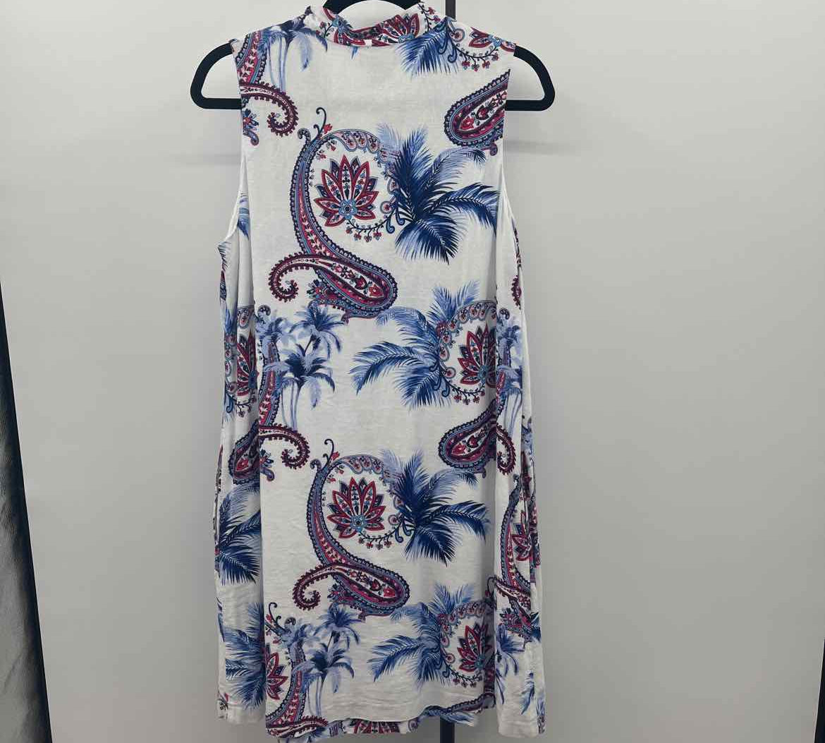 Tommy Bahama Women's Size 10 White Paisley Dress
