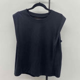 Athleta Women's Size L Black Solid Sleeveless Shirt