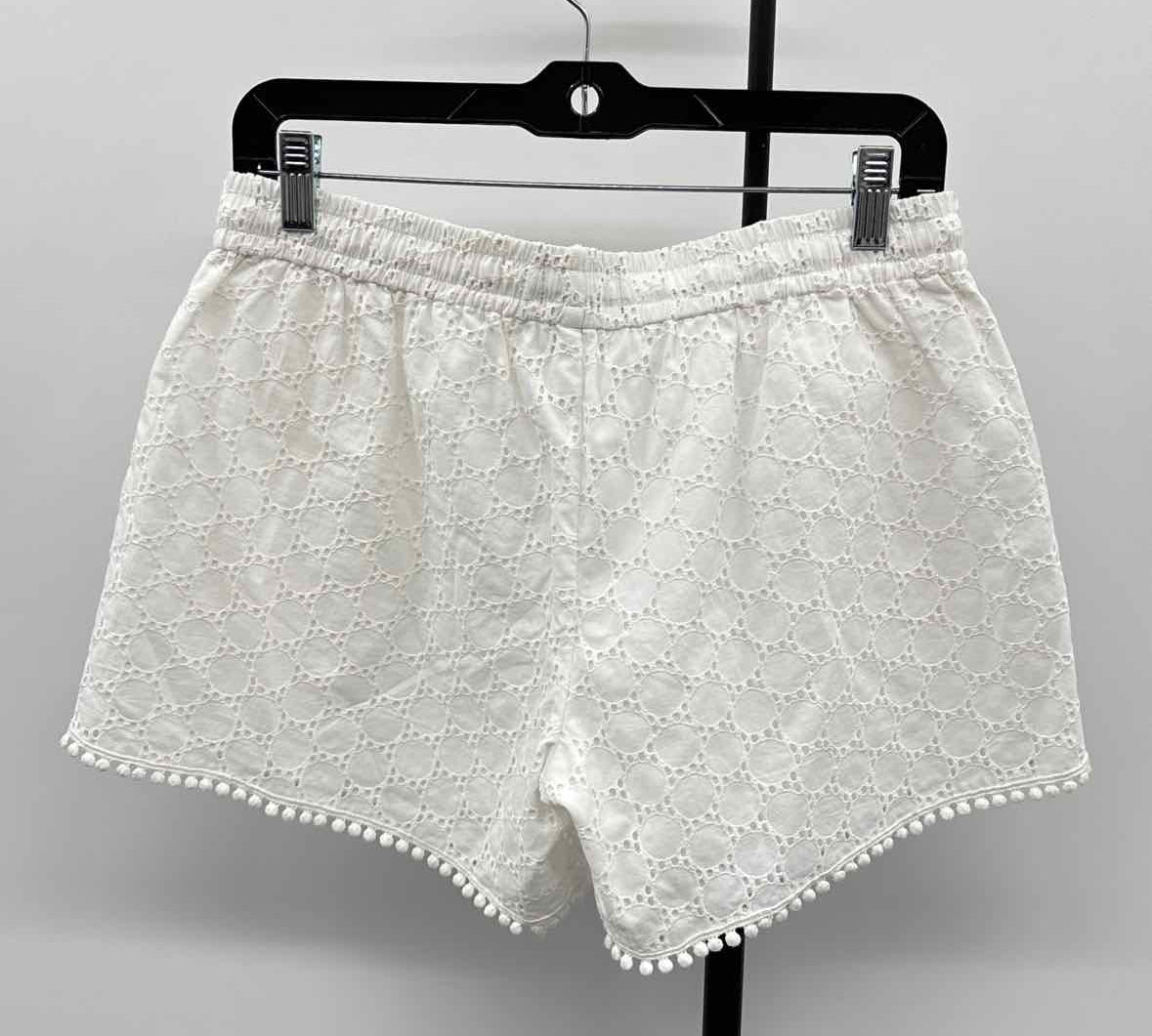 Duffield Lane Women's Size 10 White Eyelet Shorts