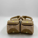 Volatile Women's Shoe Size 7 Beige Woven Sandals