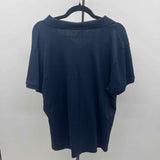 Nautica Women's Size XXL Navy Solid Short Sleeve Shirt