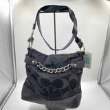 Coach Women's Black Luxe Signature Purse
