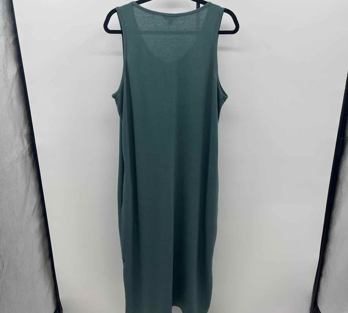Toad & Co Women's Size 16 Green Ribbed Dress