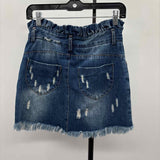 Hayden Women's Size 4 Blue Distressed Skirt