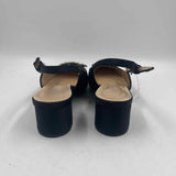 Adrienne Vittadini Women's Shoe Size 8 Black Solid Slingbacks