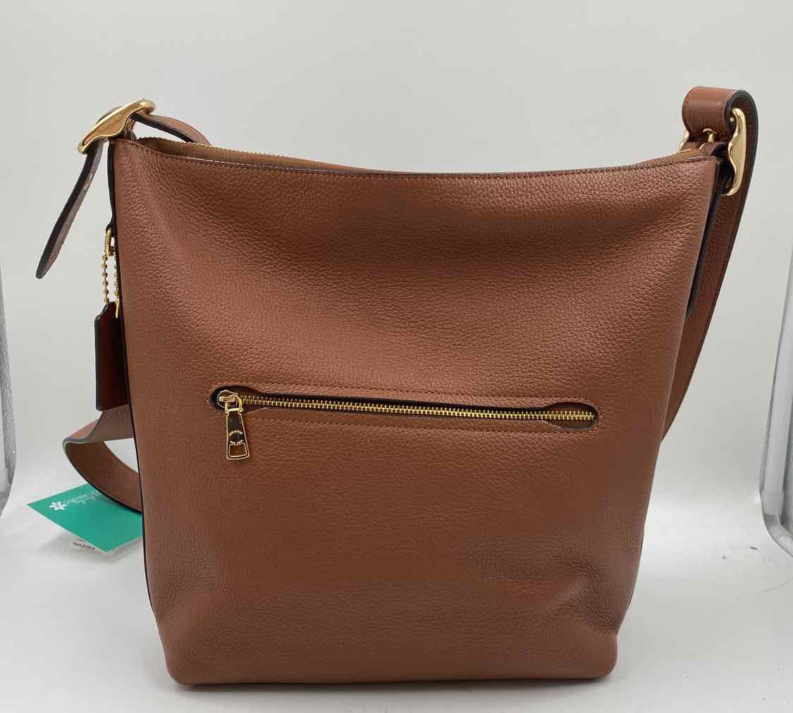 Coach Women's Caramel Luxe pebbled Purse