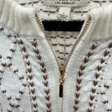 Liverpool Women's Size L Ivory Textured Sweater