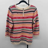 Talbots Women's Size 1XP Multi-Color Stripe Sweater