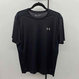 Under Armour Men's Size L Black Solid Short Sleeve Shirt