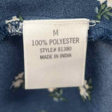 Harper Women's Size M Navy Floral Long Sleeve Shirt