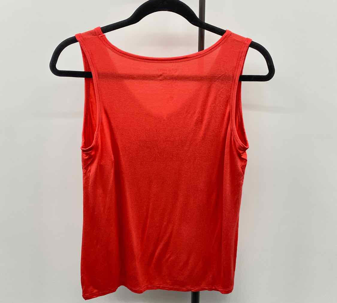Nine West Women's Size S coral Solid Sleeveless Shirt
