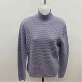 5 a 7 Women's Size L Lavender Textured Sweater