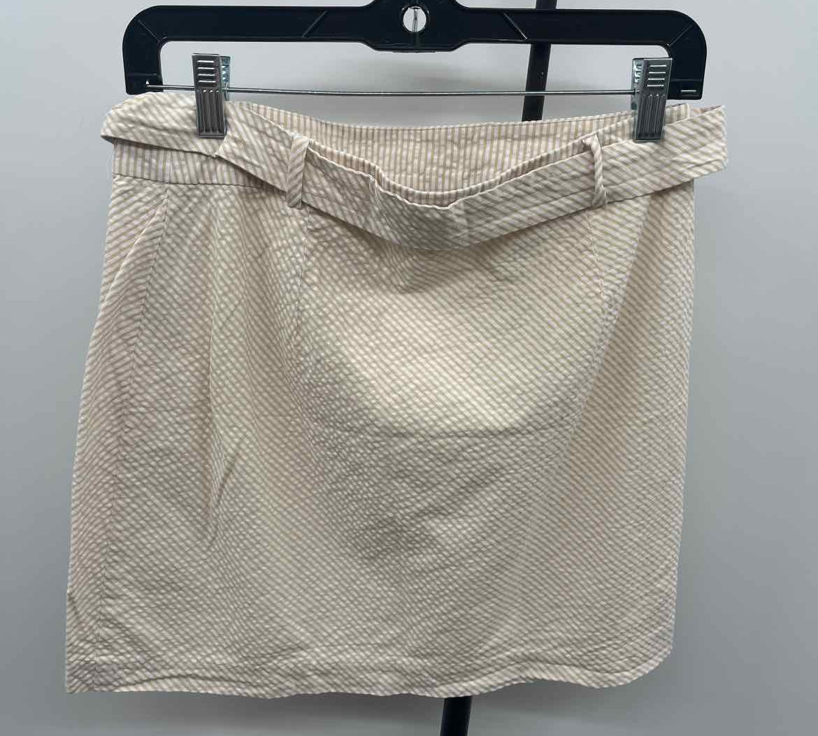Vineyard Vines Women's Size 2 Beige Stripe Skirt