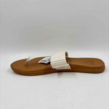 Reef Women's Shoe Size 11 Ivory Stripe Flip Flops