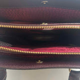 Kate Spade Women's Wine Luxe pebbled Purse