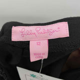 Lilly Pulitzer Women's Size L Black Beaded Sleeveless Shirt