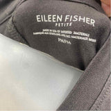 Eileen Fisher Women's Size 10P Charcoal Solid Dress
