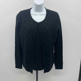 Escada Women's Size S Black dotted Dress Set