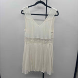 Free People Women's Size M White mesh Dress