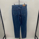 Madewell Junior's Size 6T Blue Solid Jeans