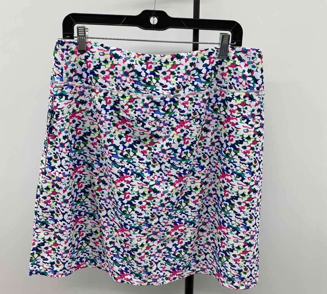 Moteepi Women's Size 16 Multi-Color Floral Skirt