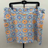 Hearts of Palm Women's Size 16 Blue medallion Skirt