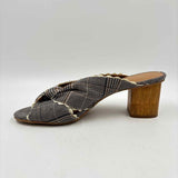 Jack Rogers Women's Shoe Size 6.5 Black Plaid Dress Shoes