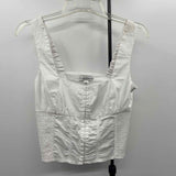 Guess Women's Size M White Solid Tank