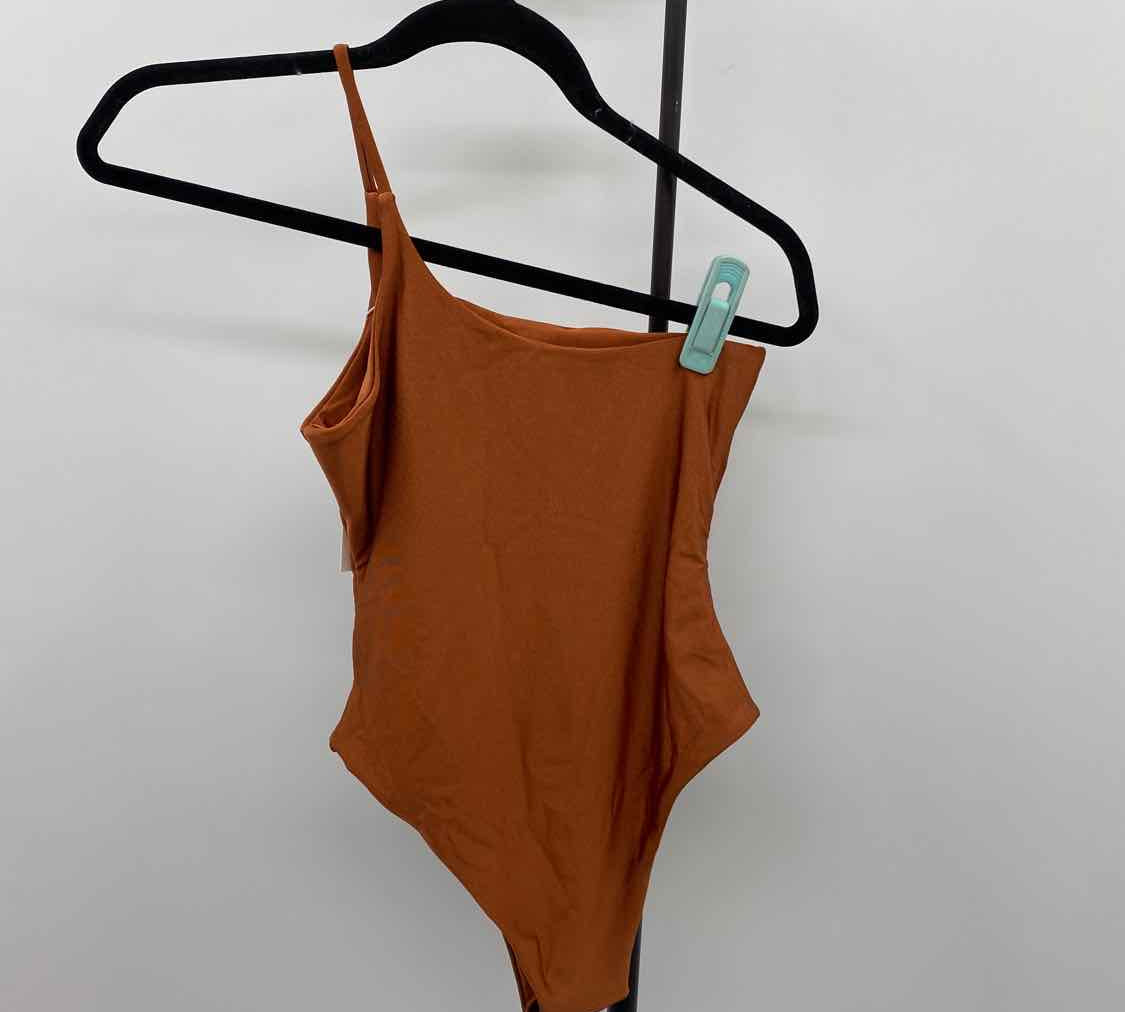 Sister Swim Women's Size XS Brown Solid Swimsuit - 1 Piece
