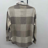Linda Anderson Women's Size M Beige Checkered Jacket