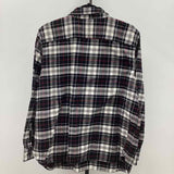 Chaps Women's Size XL Black Plaid Long Sleeve Shirt